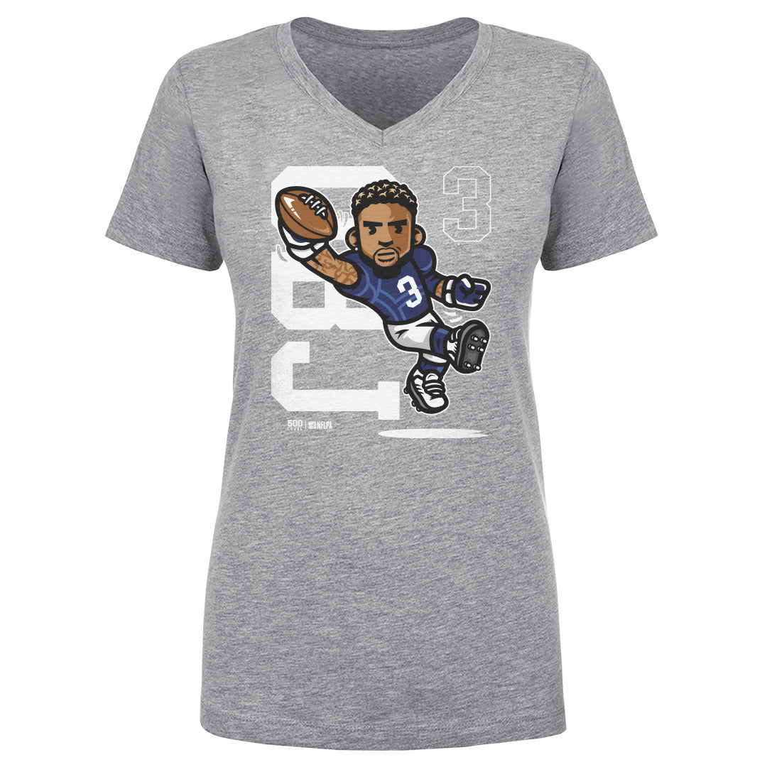 Odell Beckham Jr. Women's V-Neck T-Shirt | 500 LEVEL