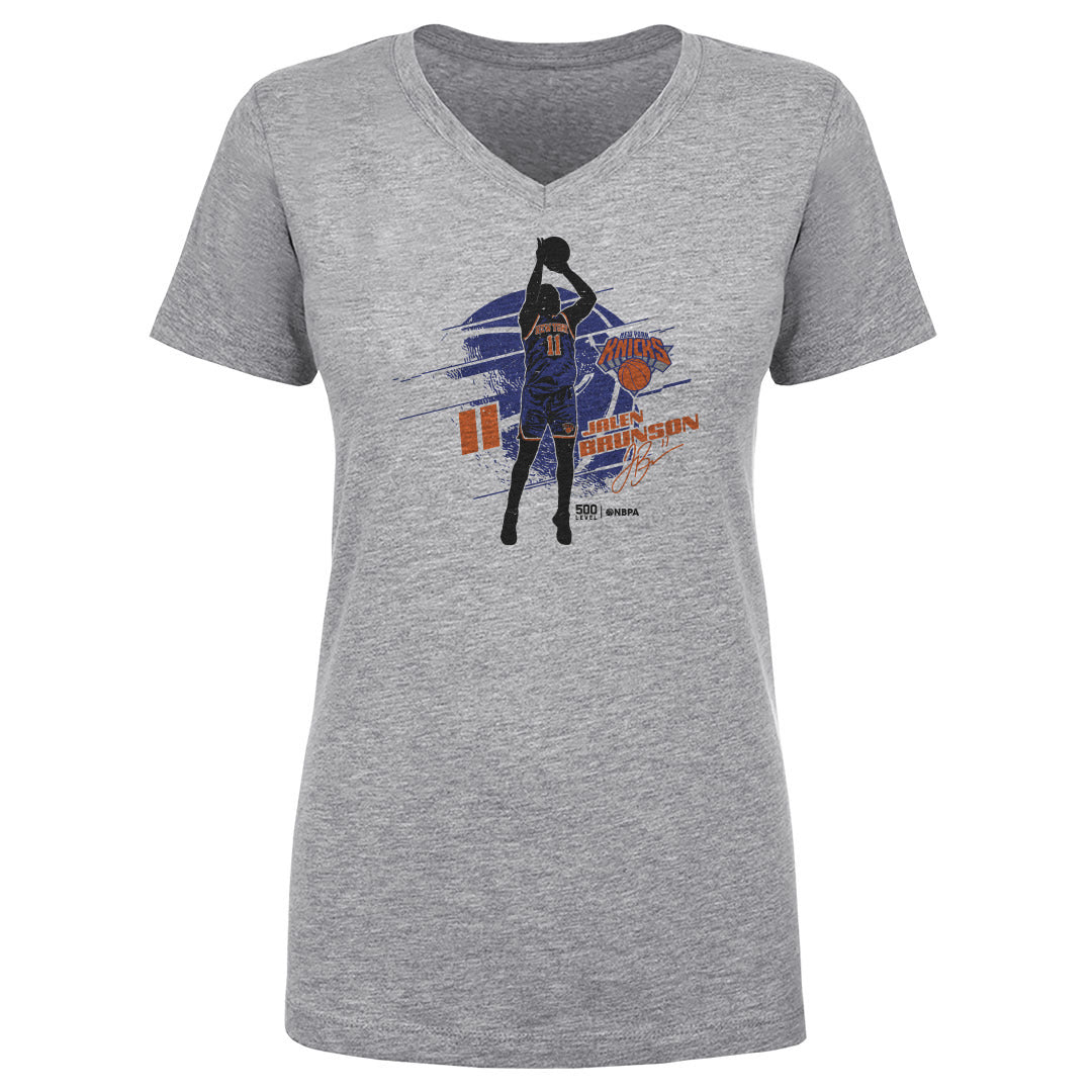 Jalen Brunson Women's V-Neck T-Shirt | 500 LEVEL