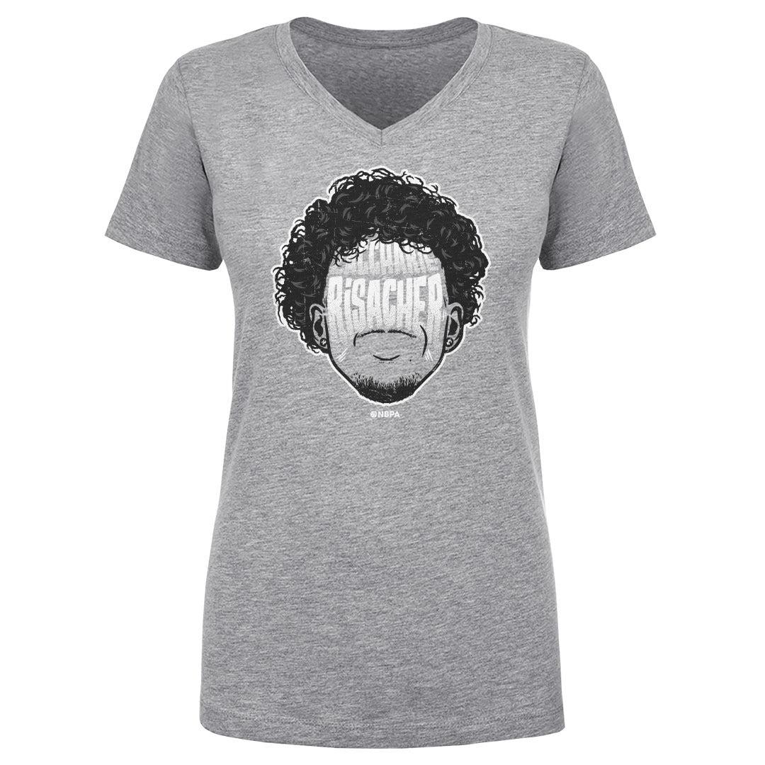 Zaccharie Risacher Women's V-Neck T-Shirt | 500 LEVEL