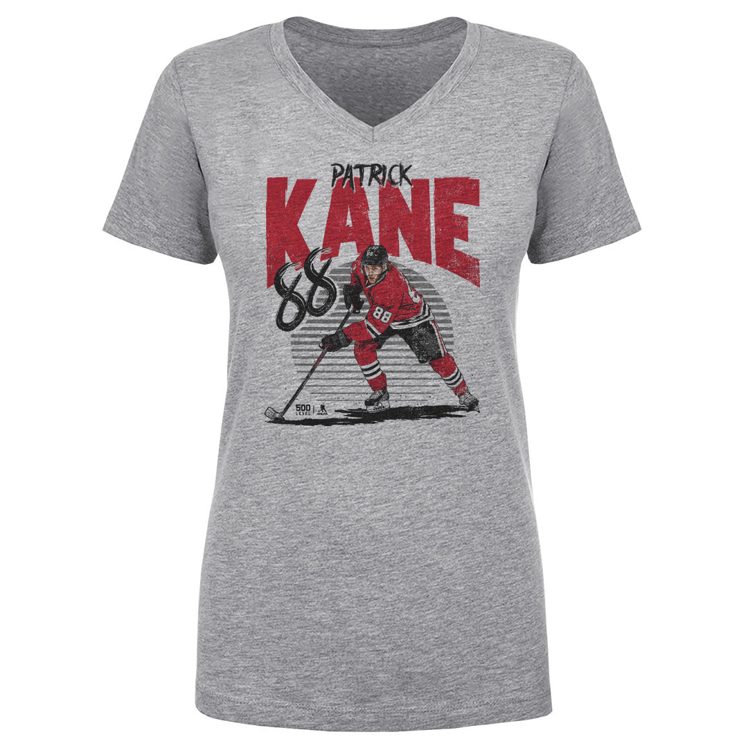 Patrick Kane Women's V-Neck T-Shirt | 500 LEVEL