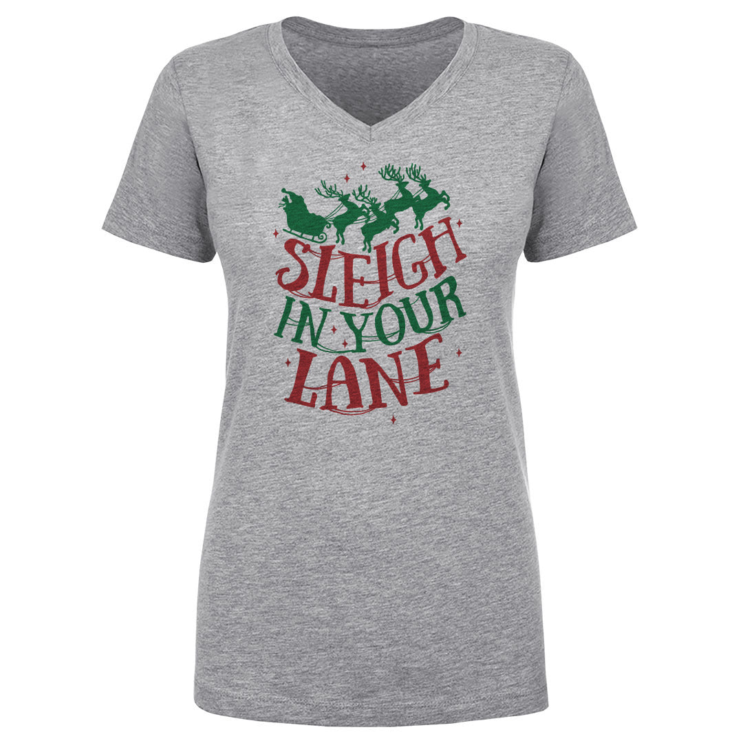 Christmas Women's V-Neck T-Shirt | 500 LEVEL