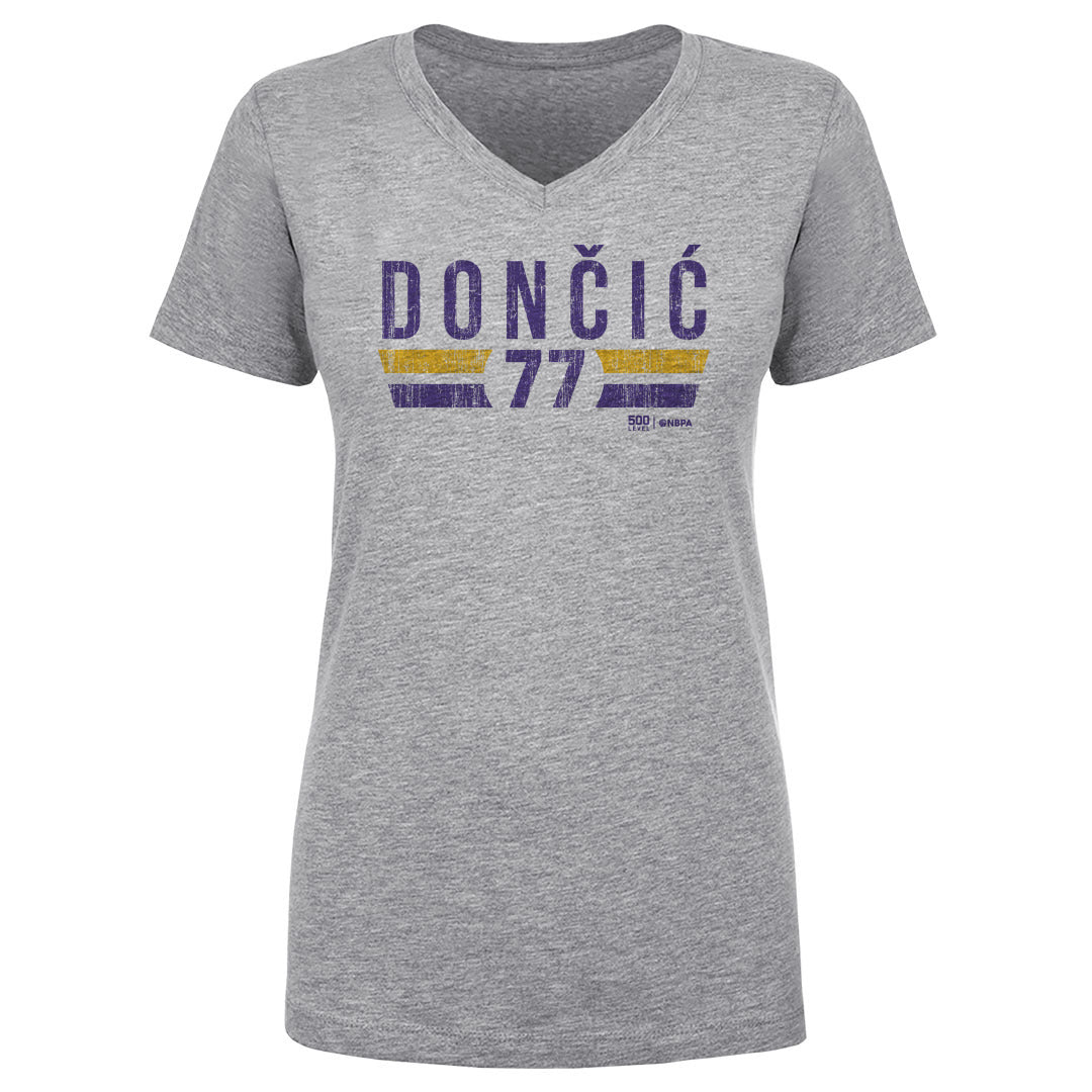 Luka Doncic Women's V-Neck T-Shirt | 500 LEVEL