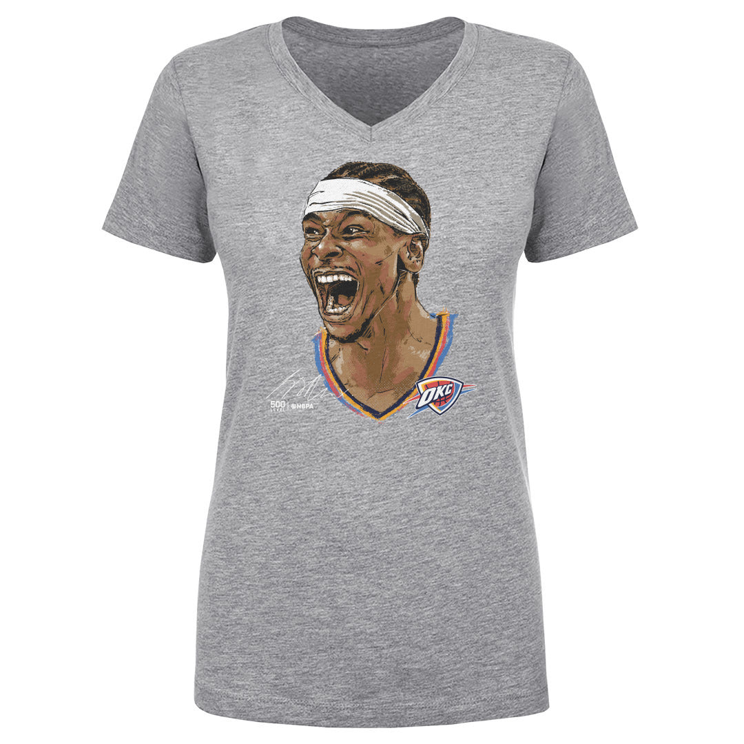 Shai Gilgeous-Alexander Women's V-Neck T-Shirt | 500 LEVEL
