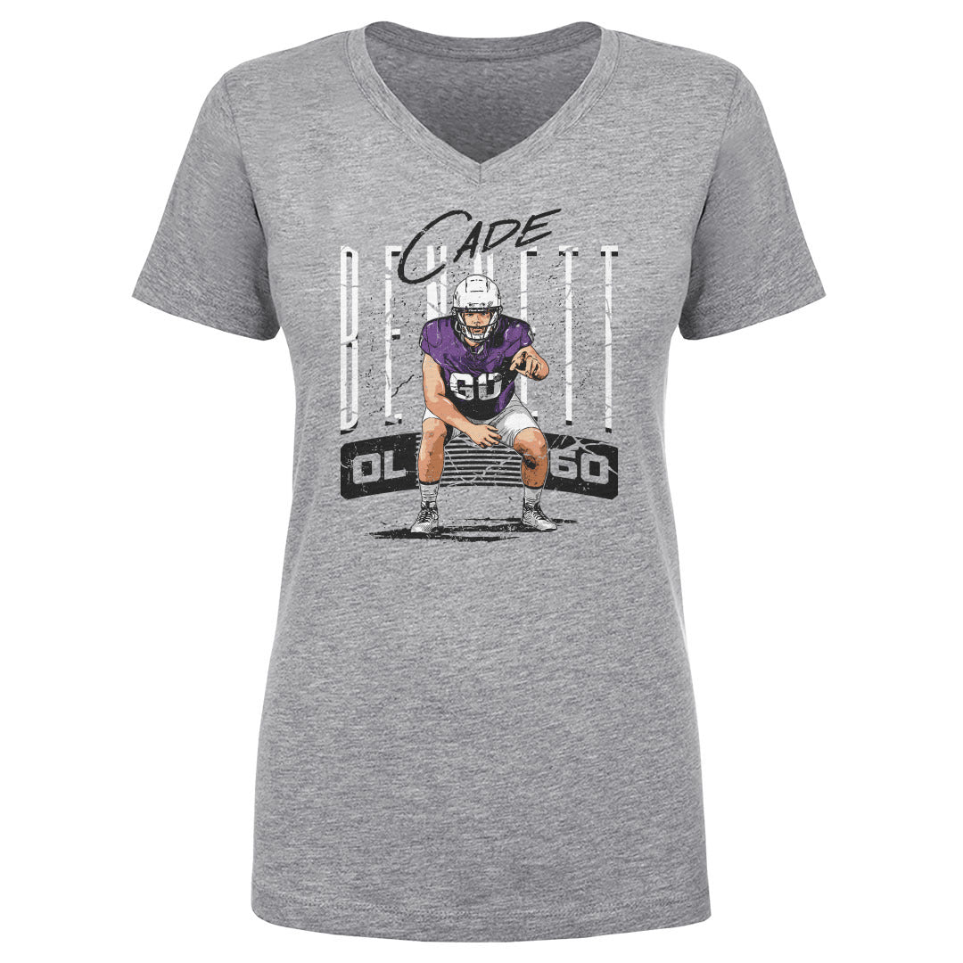 Cade Bennett Women's V-Neck T-Shirt | 500 LEVEL