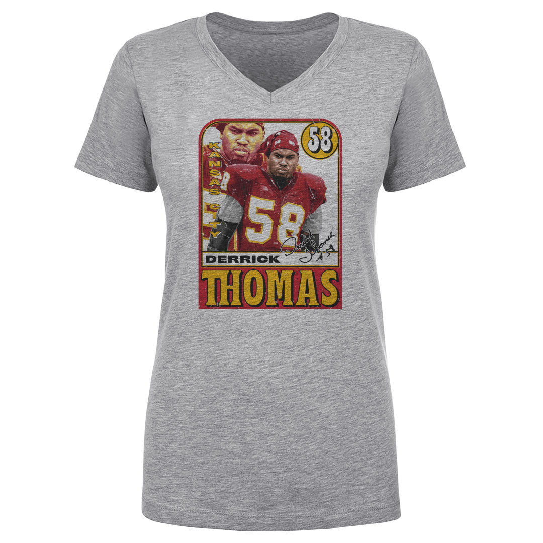 Derrick Thomas Women's V-Neck T-Shirt | 500 LEVEL
