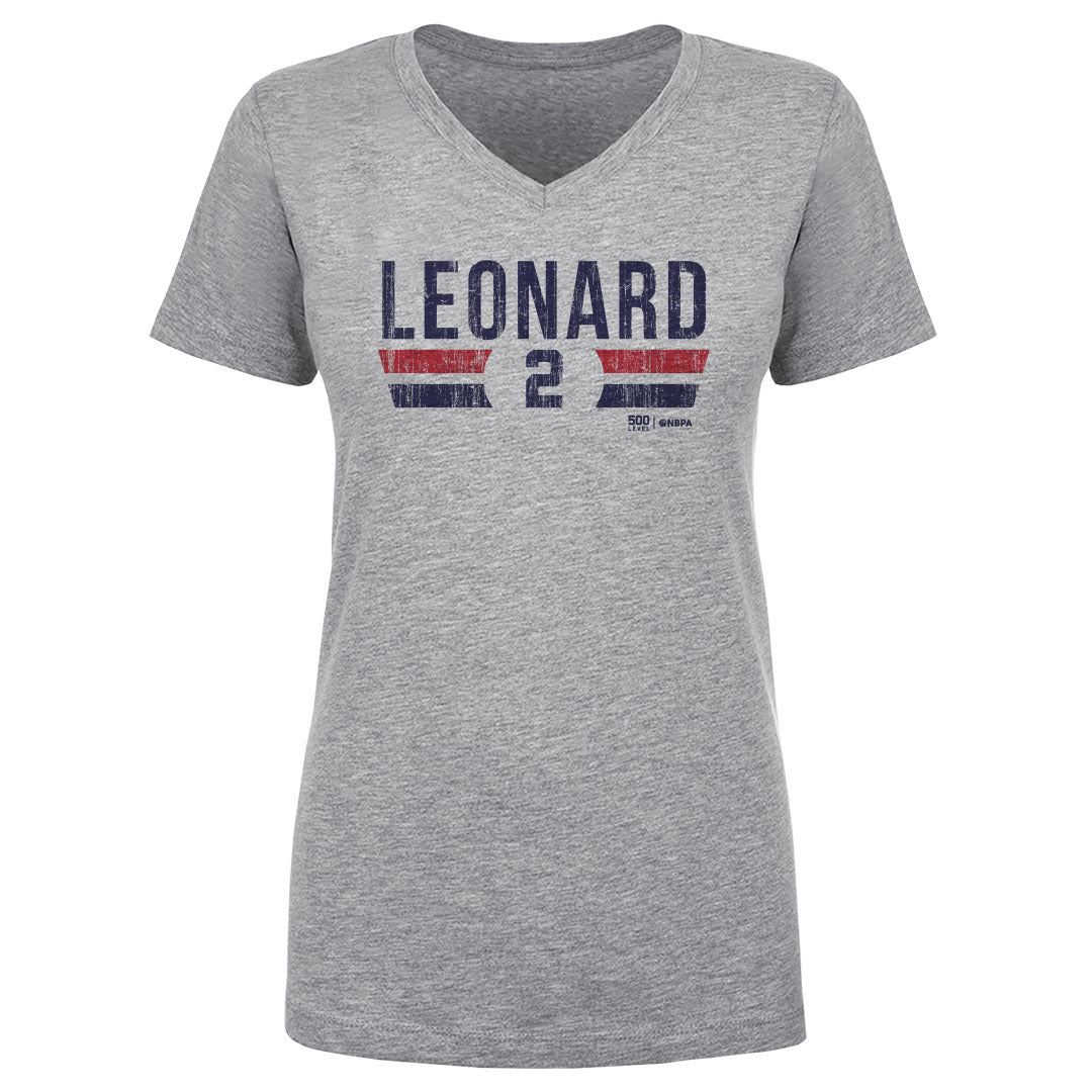 Kawhi Leonard Women's V-Neck T-Shirt | 500 LEVEL