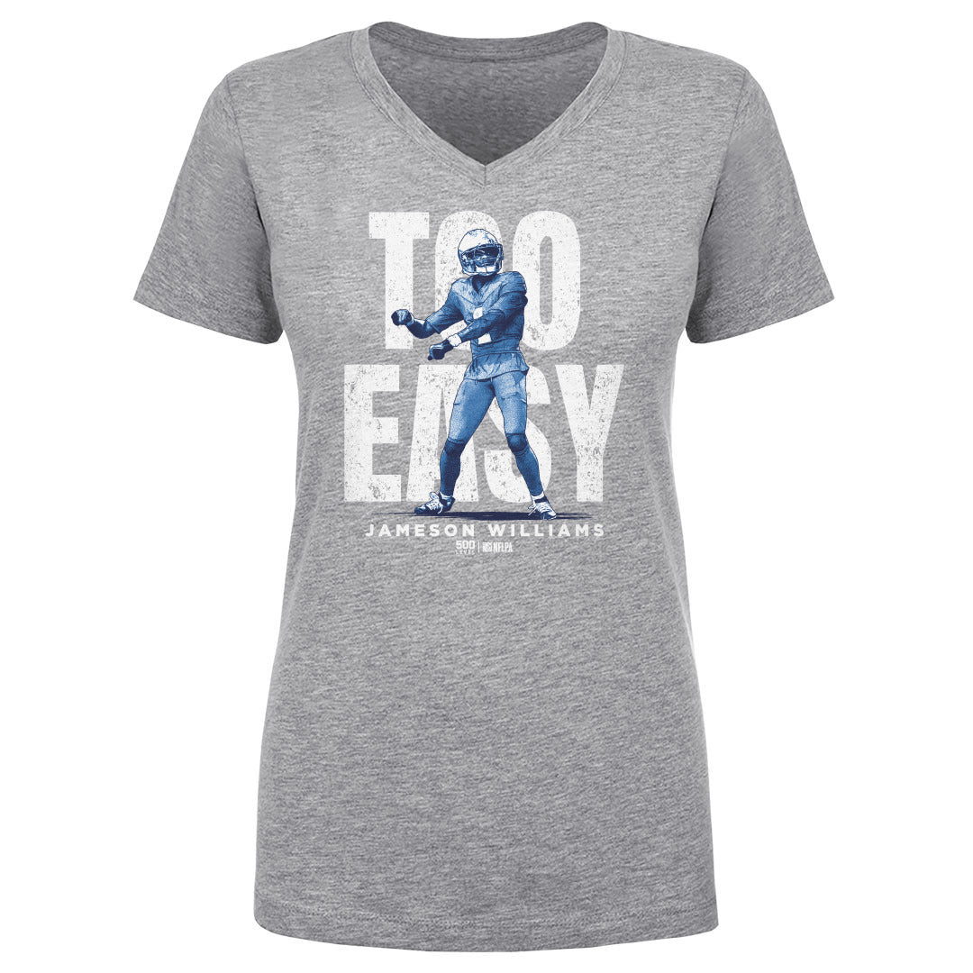 Jameson Williams Women's V-Neck T-Shirt | 500 LEVEL