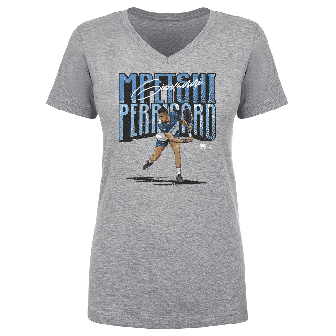 Giovanni Mpetshi Perricard Women's V-Neck T-Shirt | 500 LEVEL