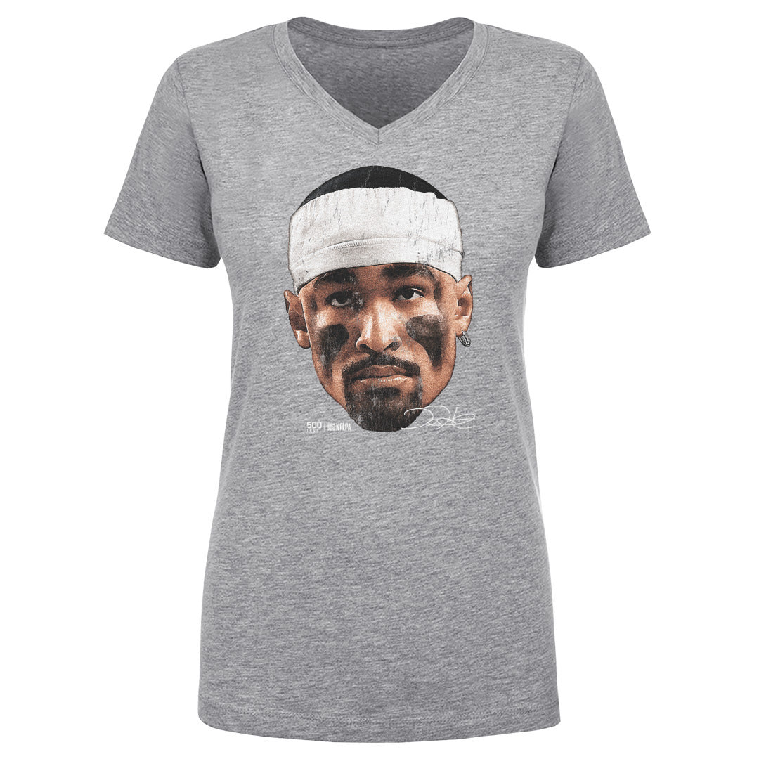 Jalen Hurts Women's V-Neck T-Shirt | 500 LEVEL