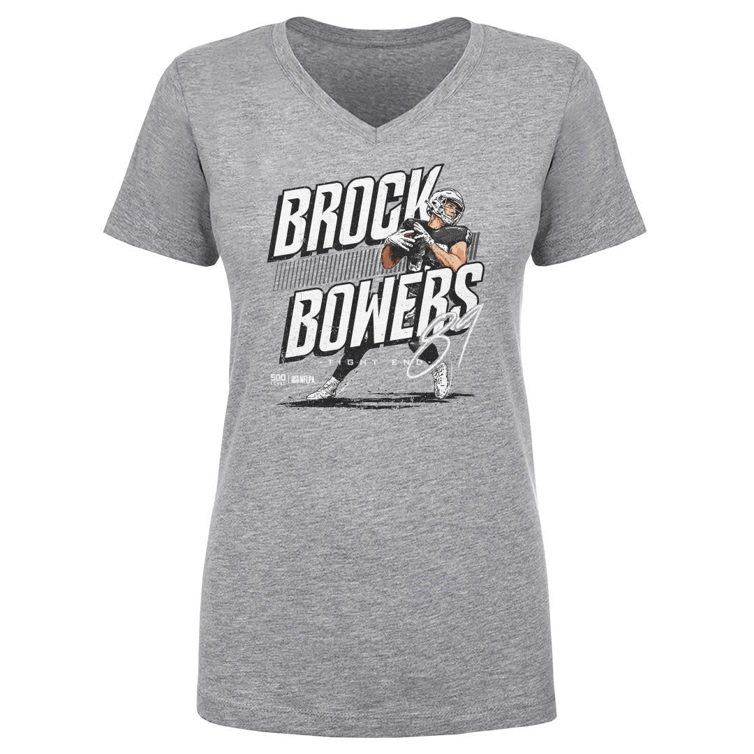 Brock Bowers Women's V-Neck T-Shirt | 500 LEVEL