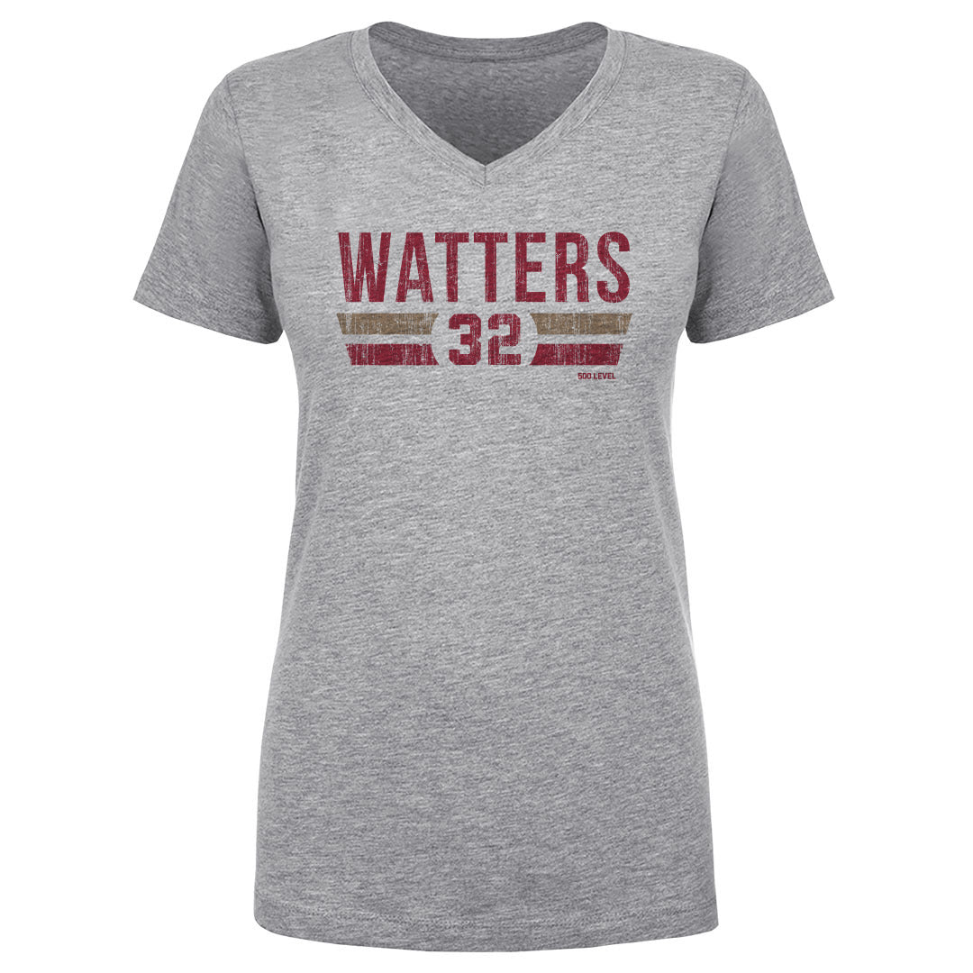 Ricky Watters Women's V-Neck T-Shirt | 500 LEVEL