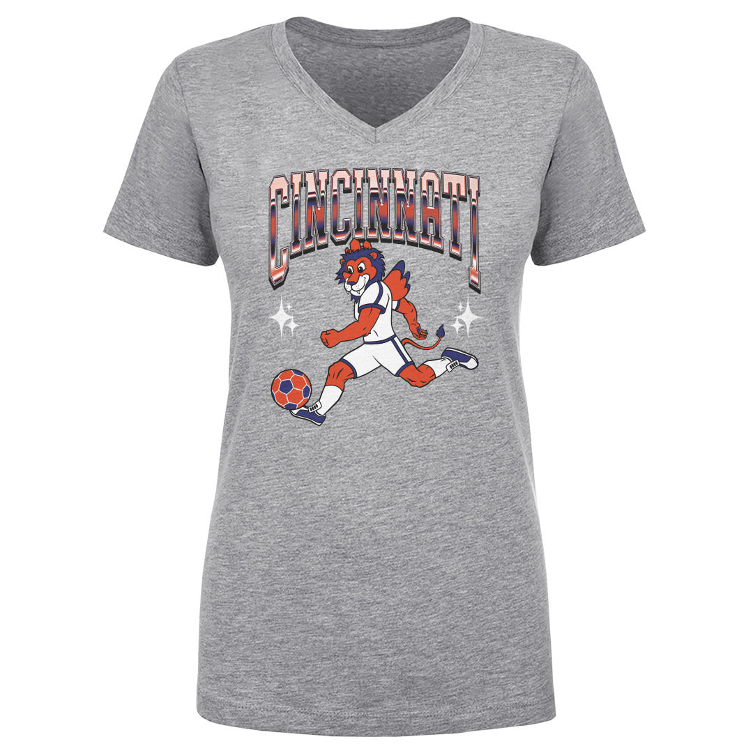 FC Cincinnati Women's V-Neck T-Shirt | 500 LEVEL