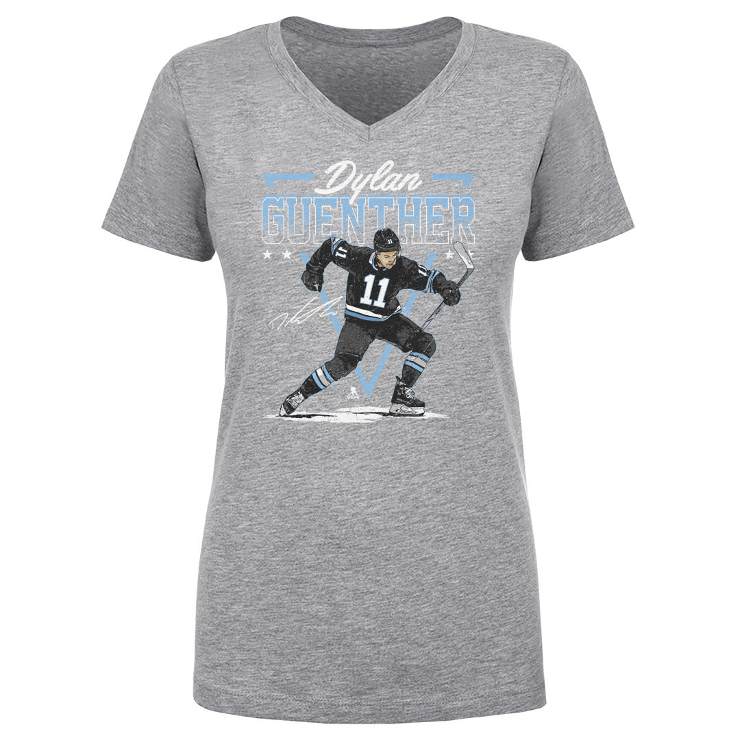 Dylan Guenther Women's V-Neck T-Shirt | 500 LEVEL
