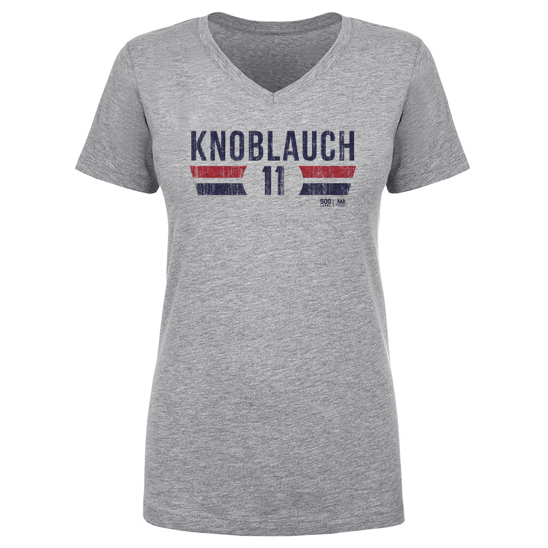 Chuck Knoblauch Women's V-Neck T-Shirt | 500 LEVEL