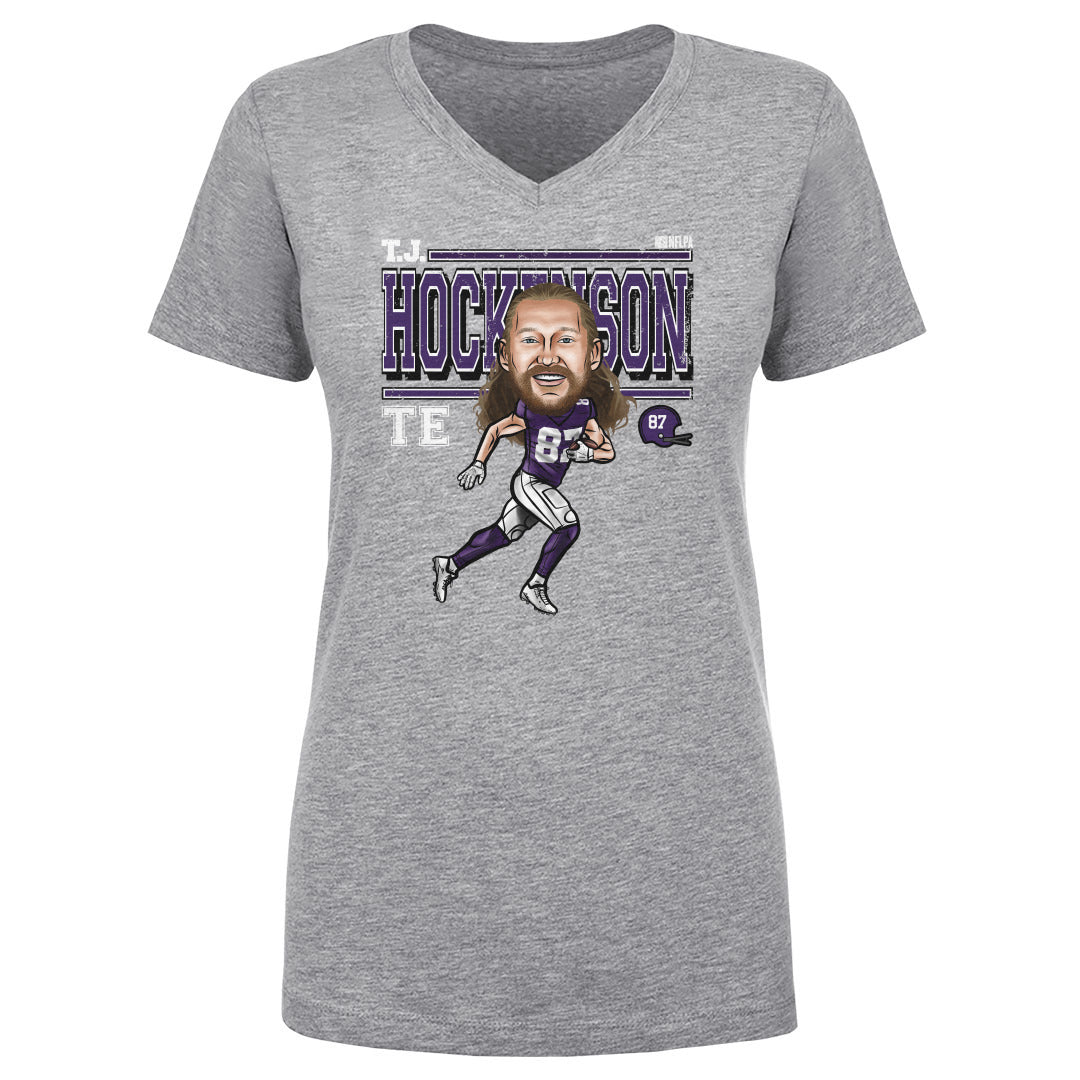 T.J. Hockenson Women's V-Neck T-Shirt | 500 LEVEL