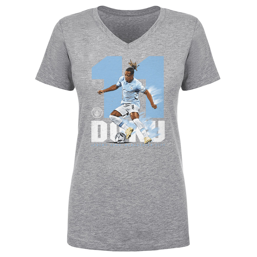 Jeremy Doku Women's V-Neck T-Shirt | 500 LEVEL