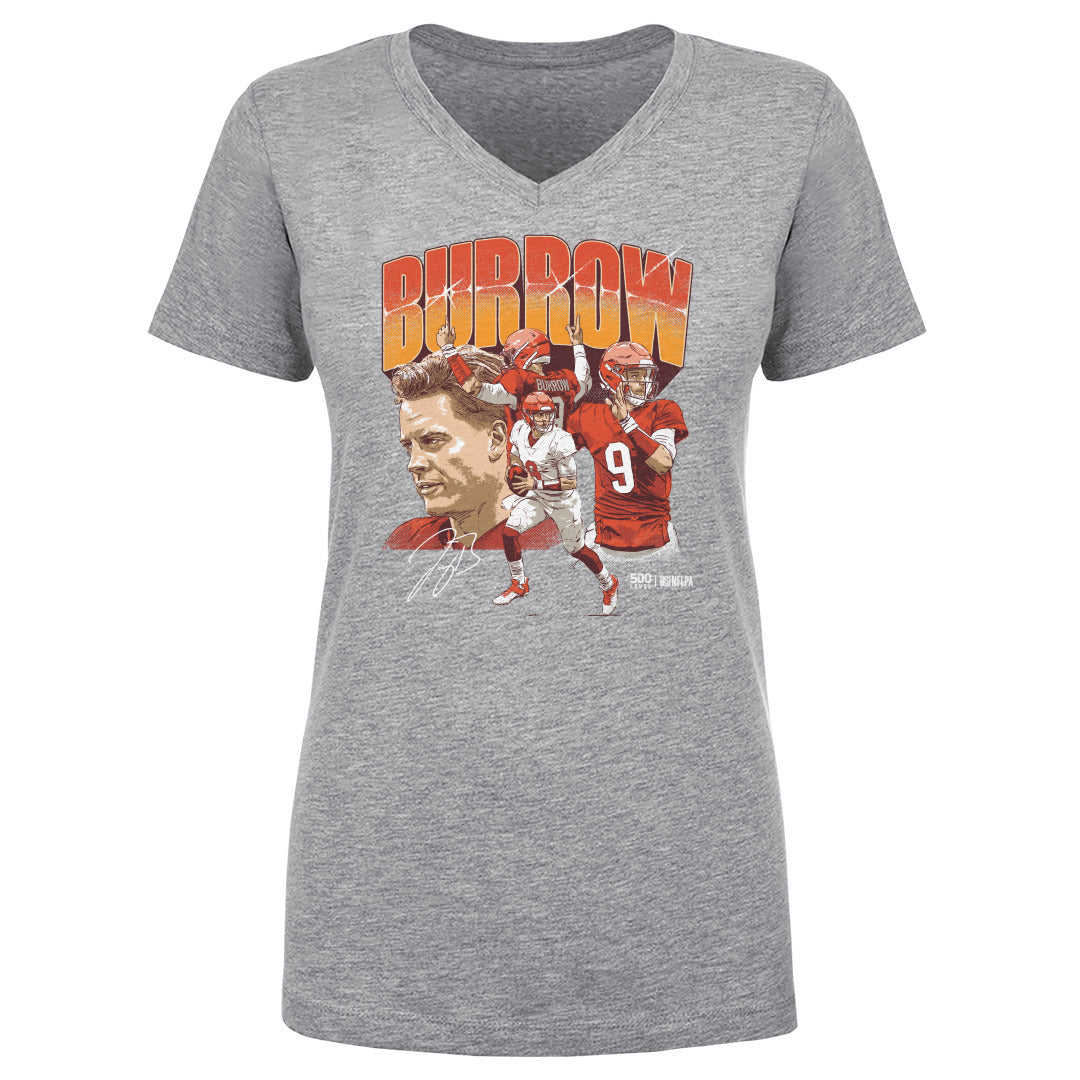 Joe Burrow Women's V-Neck T-Shirt | 500 LEVEL