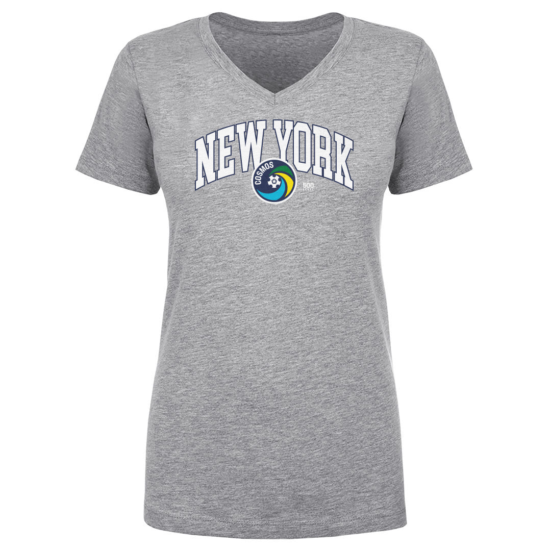 New York Cosmos Women's V-Neck T-Shirt | 500 LEVEL