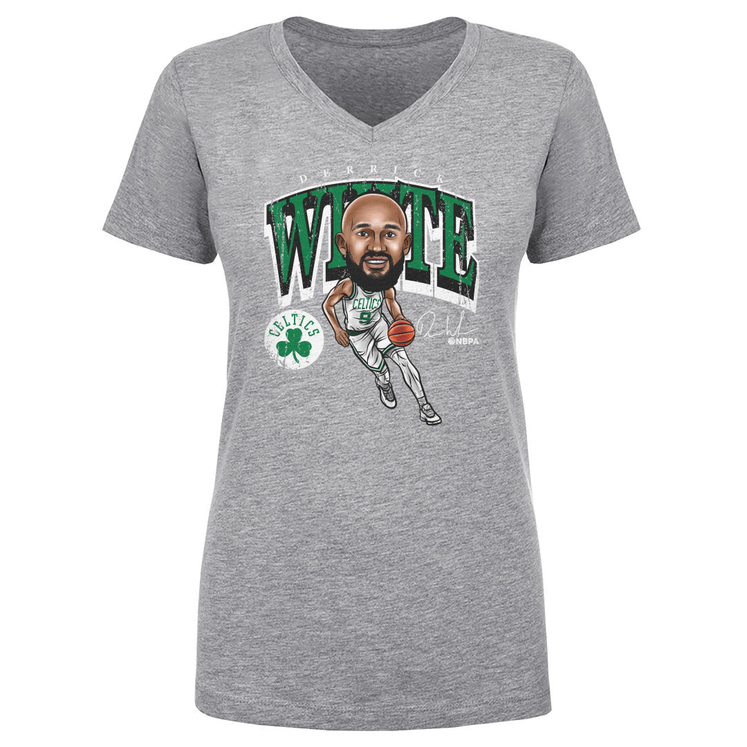 Derrick White Women's V-Neck T-Shirt | 500 LEVEL