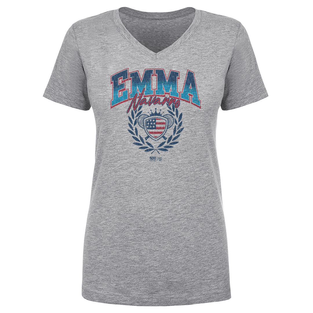 Emma Navarro Women's V-Neck T-Shirt | 500 LEVEL