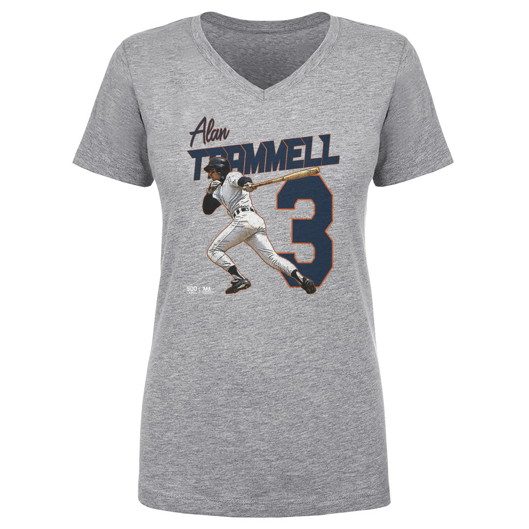 Alan Trammell Women's V-Neck T-Shirt | 500 LEVEL