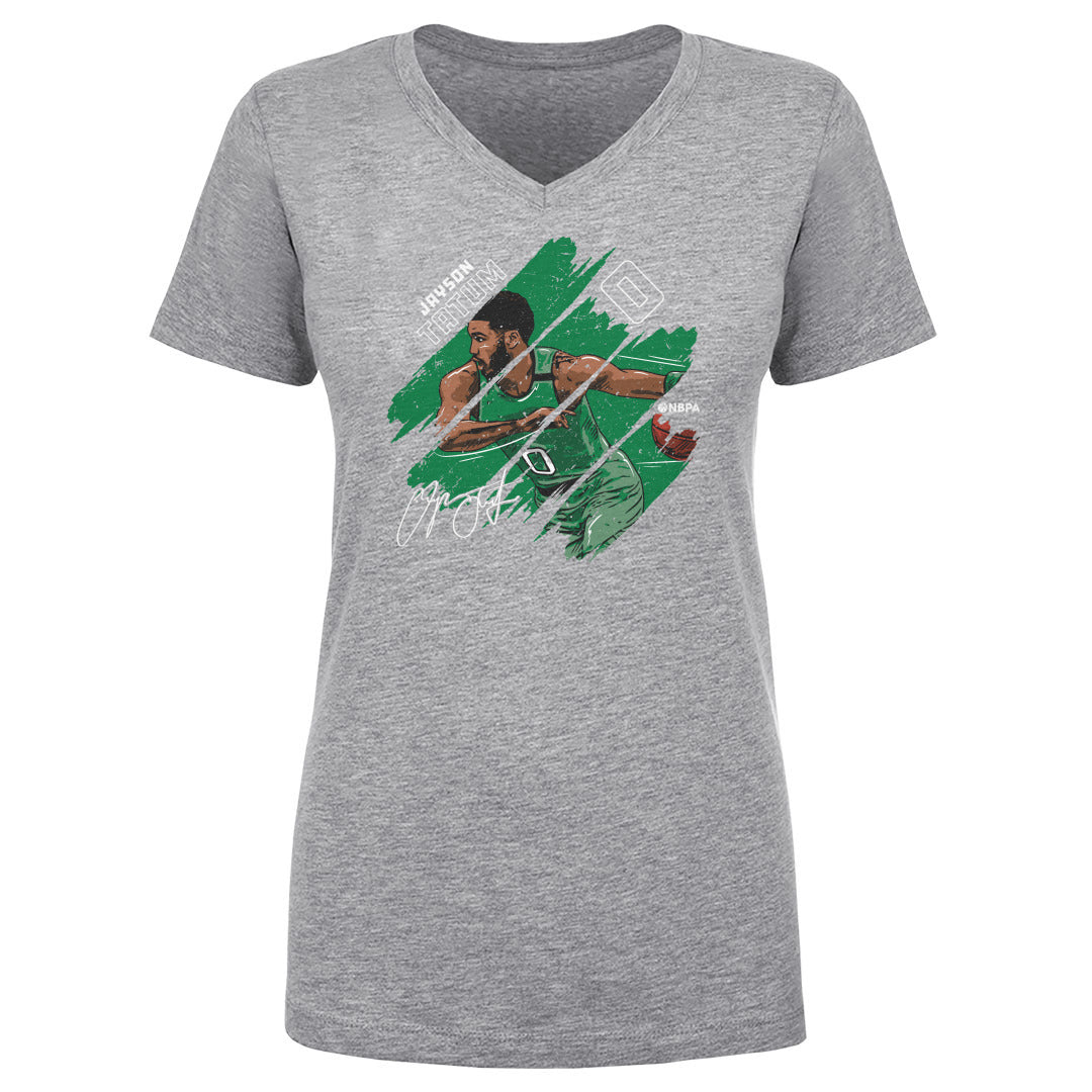 Jayson Tatum Women's V-Neck T-Shirt | 500 LEVEL