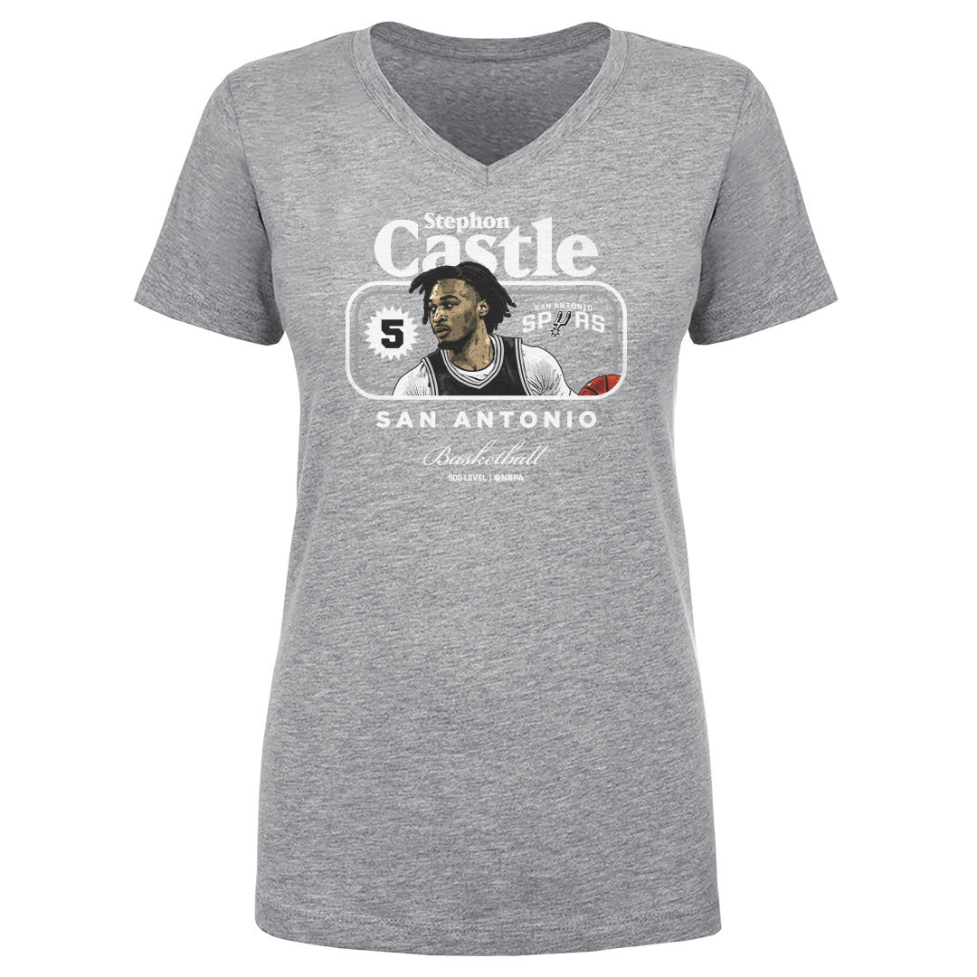 Stephon Castle Women's V-Neck T-Shirt | 500 LEVEL