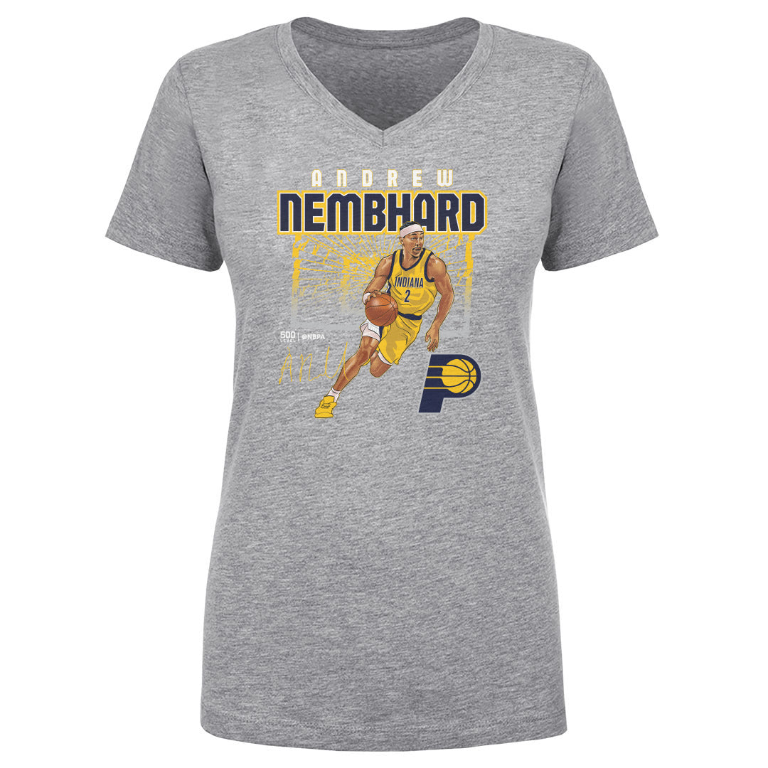 Andrew Nembhard Women's V-Neck T-Shirt | 500 LEVEL