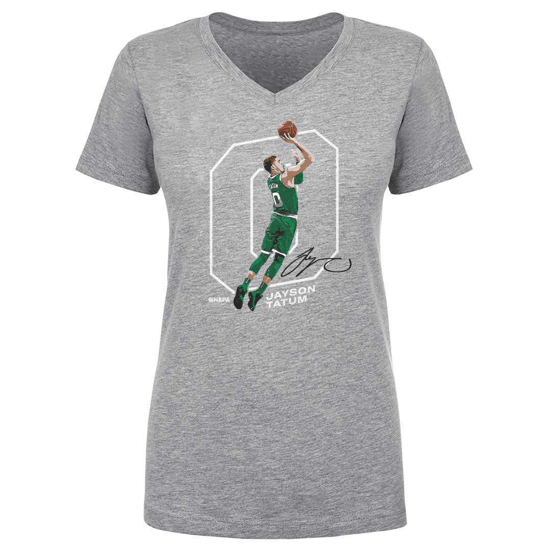 Jayson Tatum Women's V-Neck T-Shirt | 500 LEVEL