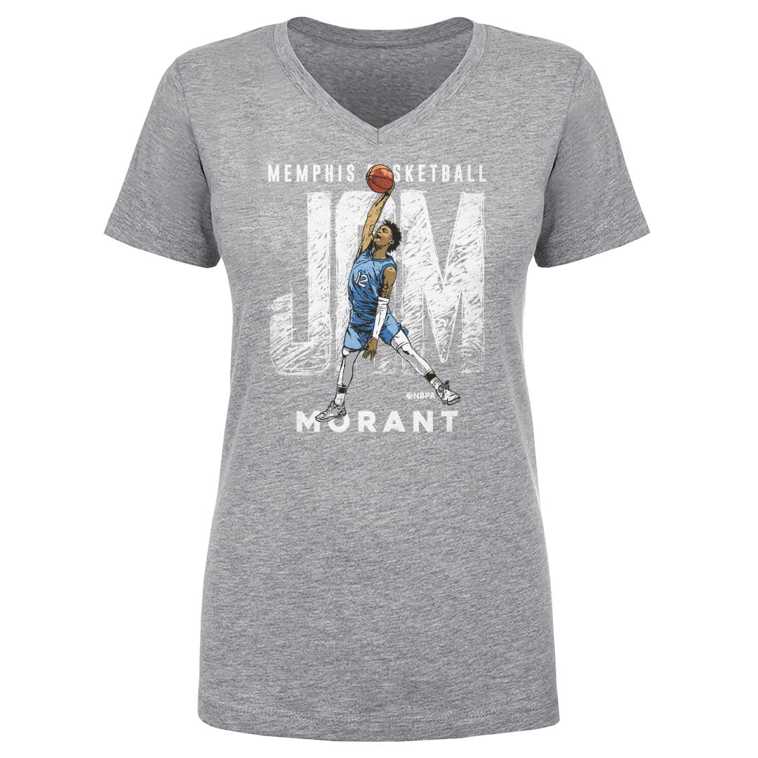 Ja Morant Women's V-Neck T-Shirt | 500 LEVEL