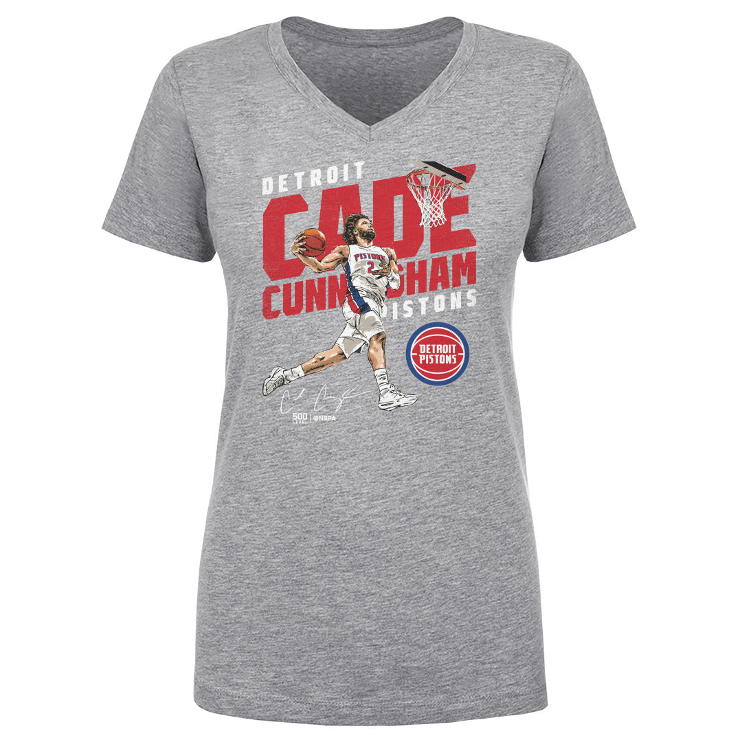 Cade Cunningham Women's V-Neck T-Shirt | 500 LEVEL