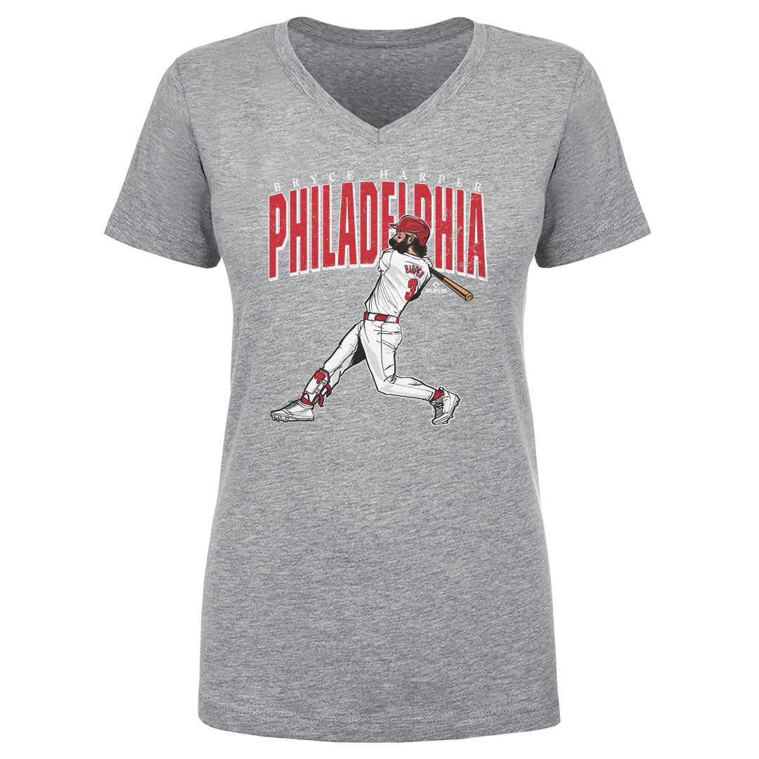 Bryce Harper Women's V-Neck T-Shirt | 500 LEVEL