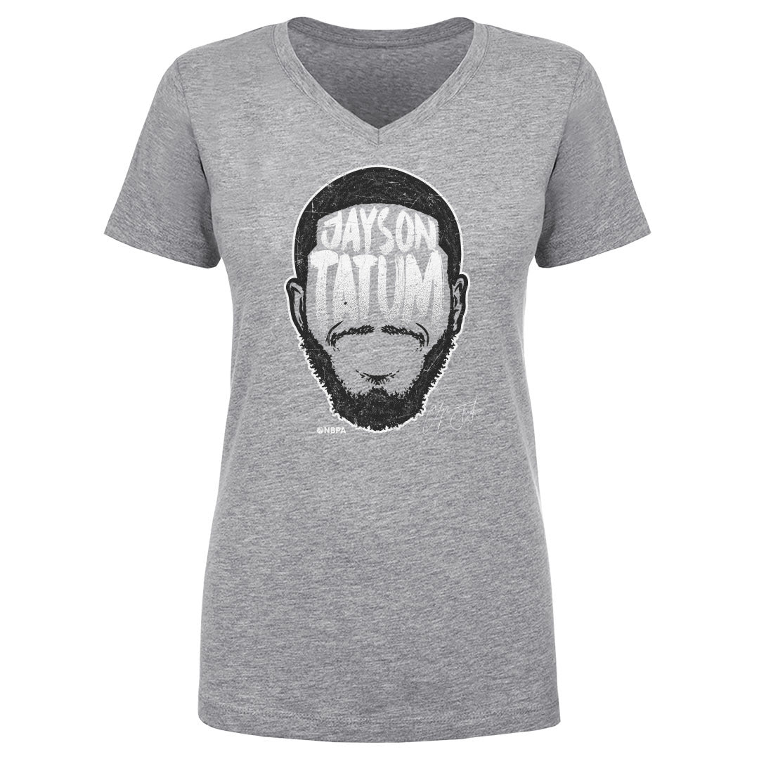 Jayson Tatum Women's V-Neck T-Shirt | 500 LEVEL