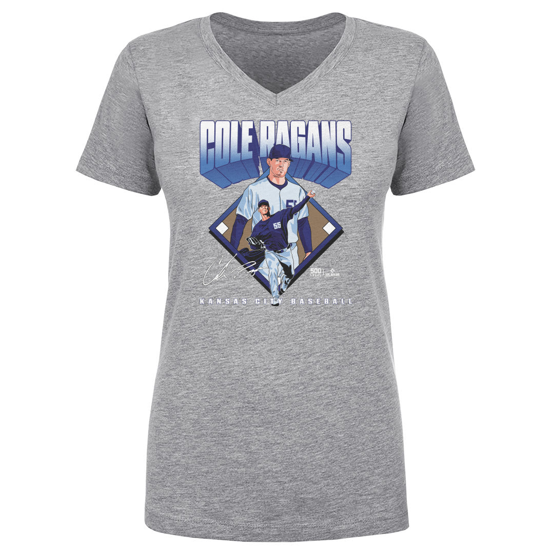 Cole Ragans Women's V-Neck T-Shirt | 500 LEVEL