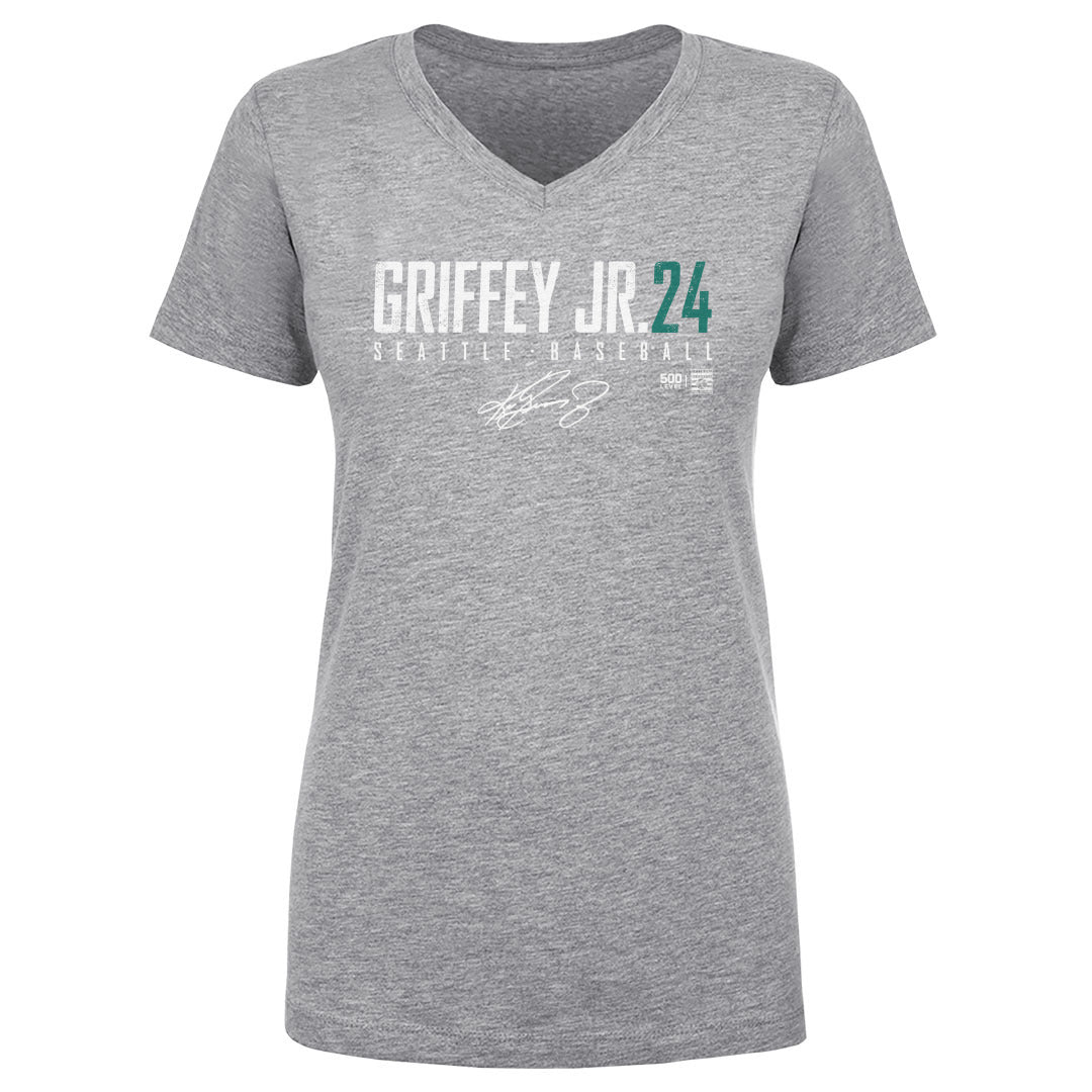 Ken Griffey Jr. Women's V-Neck T-Shirt | 500 LEVEL