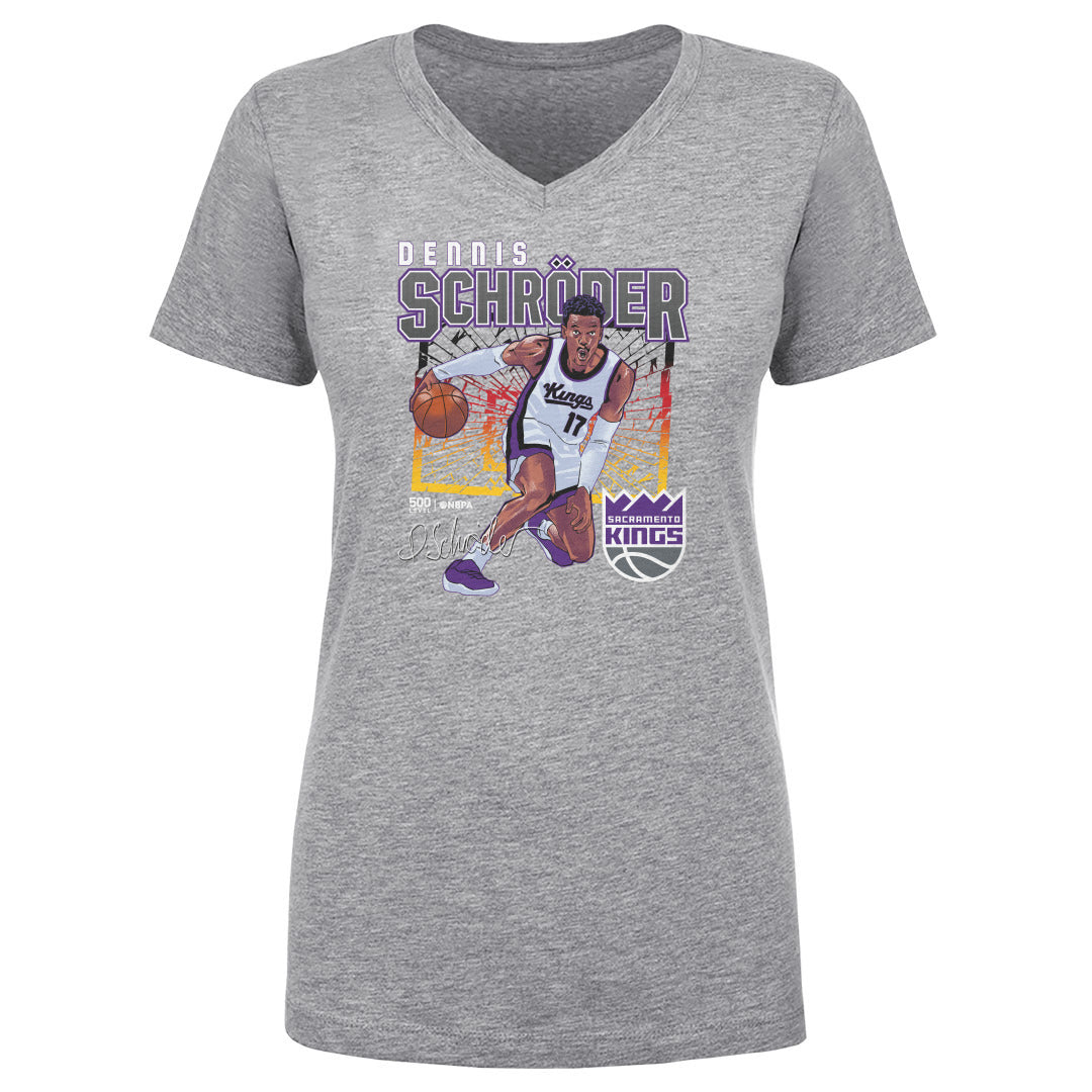 Dennis Schroder Women's V-Neck T-Shirt | 500 LEVEL