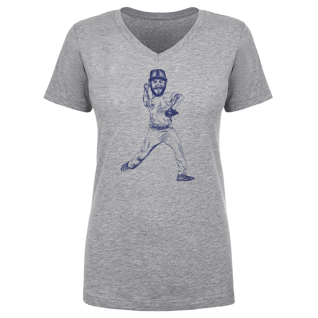 Jake Arrieta Women's V-Neck T-Shirt | 500 LEVEL