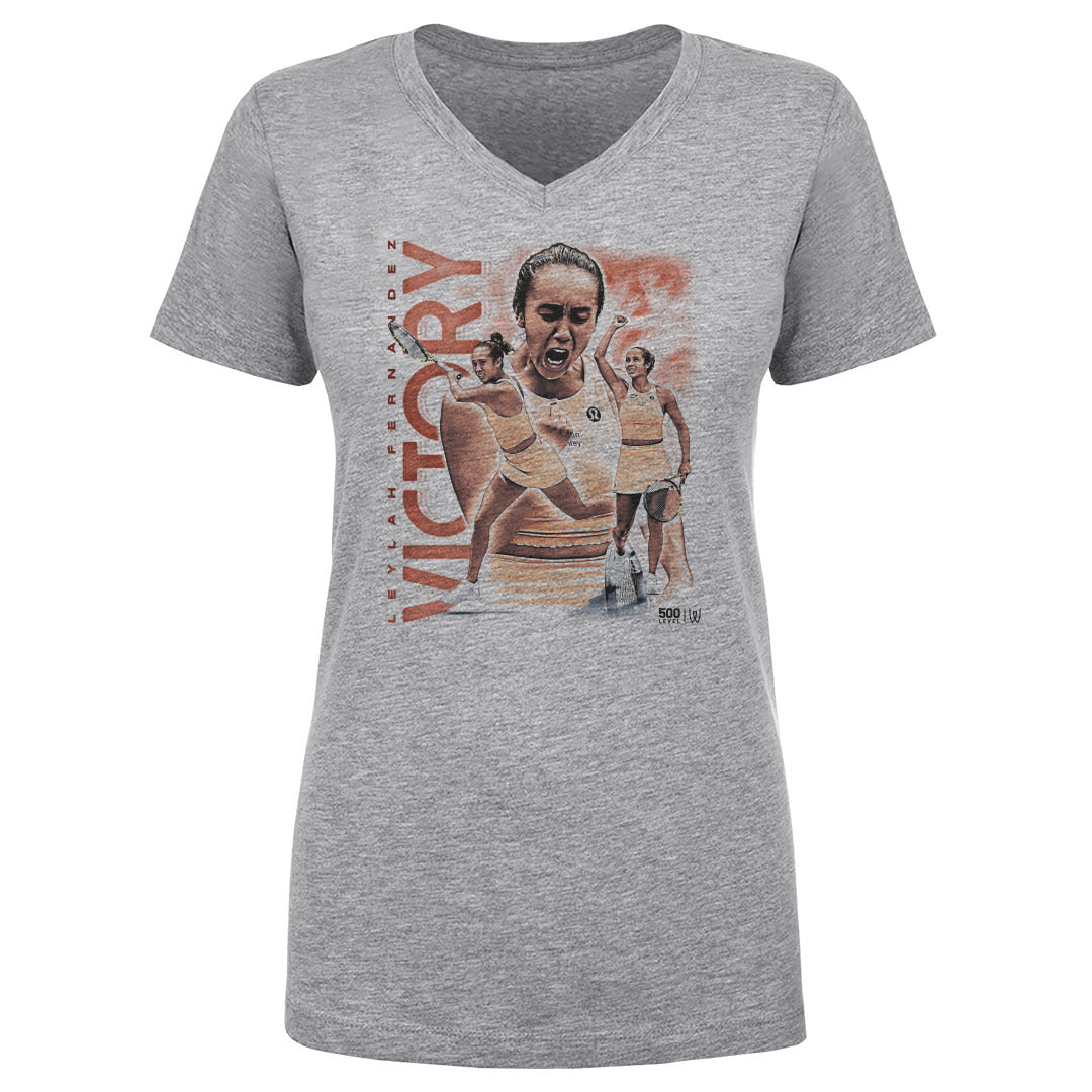 Leylah Fernandez Women's V-Neck T-Shirt | 500 LEVEL