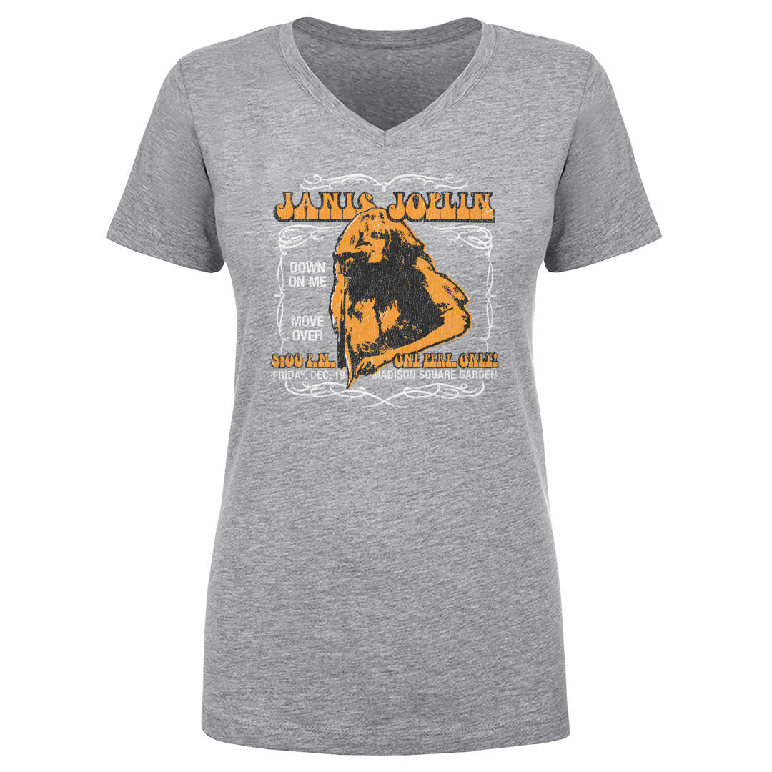 Janis Joplin Women's V-Neck T-Shirt | 500 LEVEL