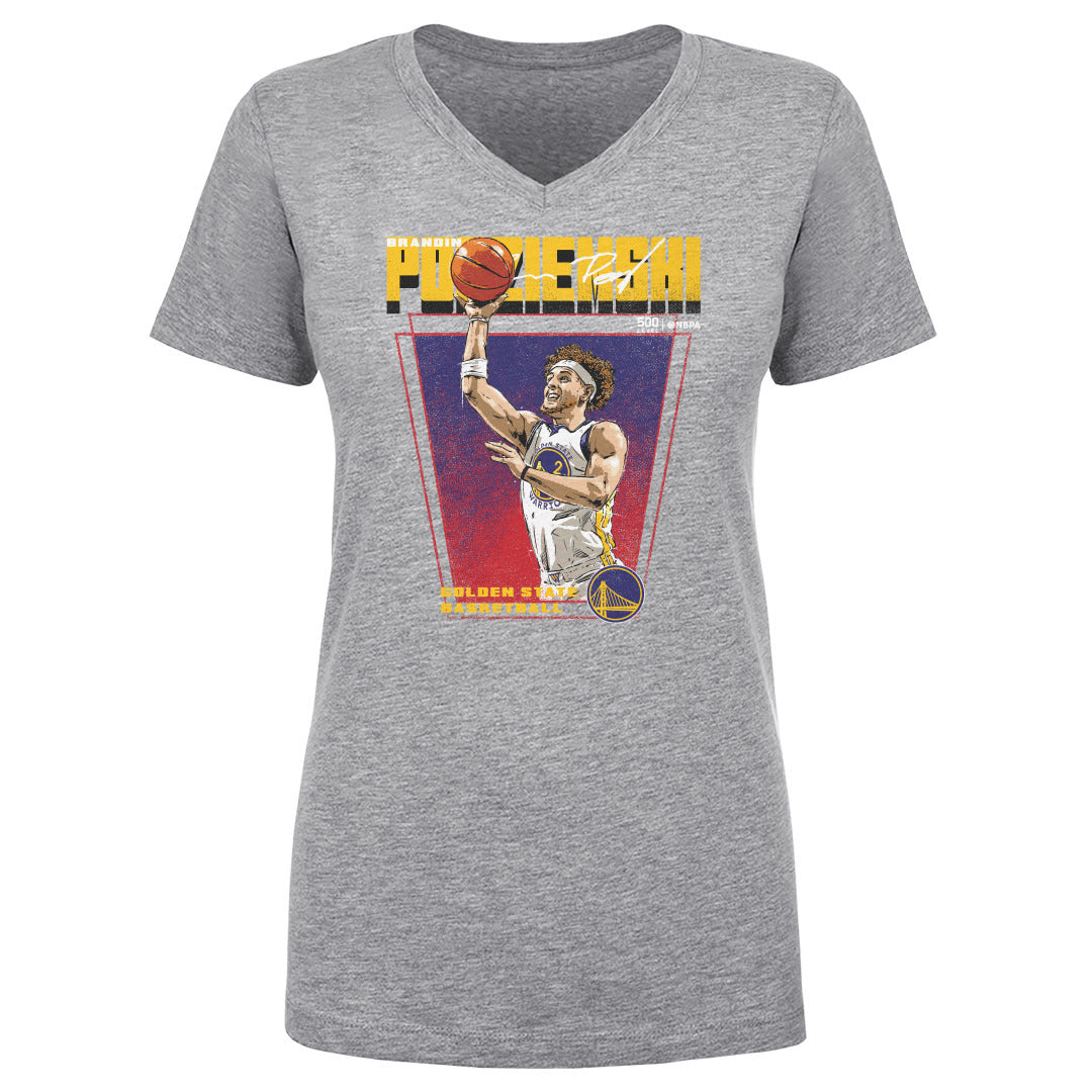Brandin Podziemski Women's V-Neck T-Shirt | 500 LEVEL