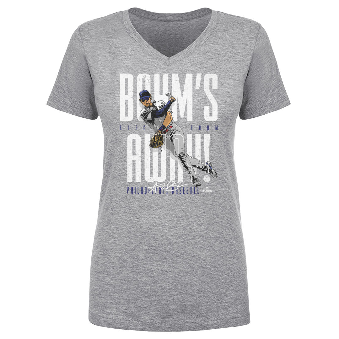 Alec Bohm Women's V-Neck T-Shirt | 500 LEVEL