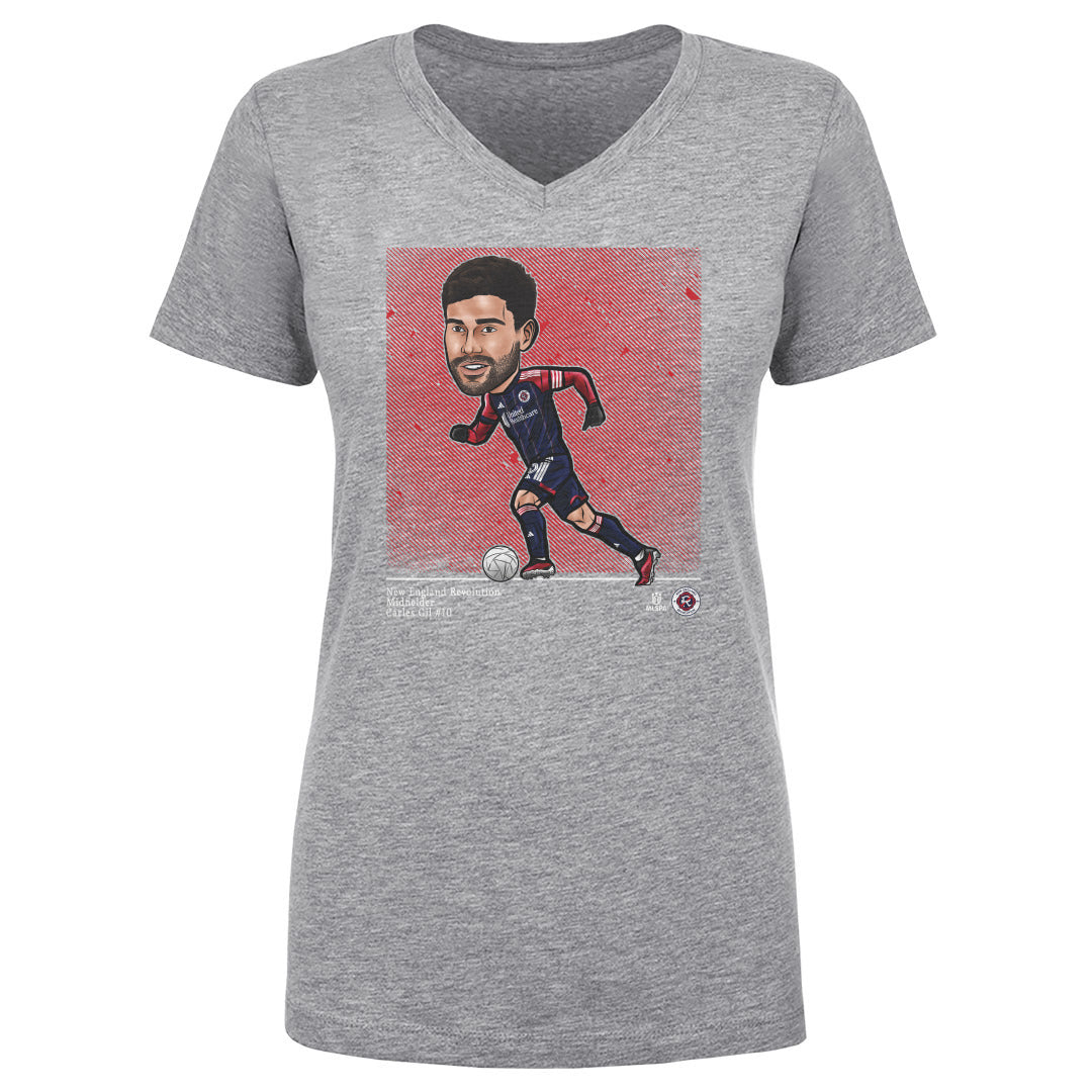 Carles Gil Women's V-Neck T-Shirt | 500 LEVEL