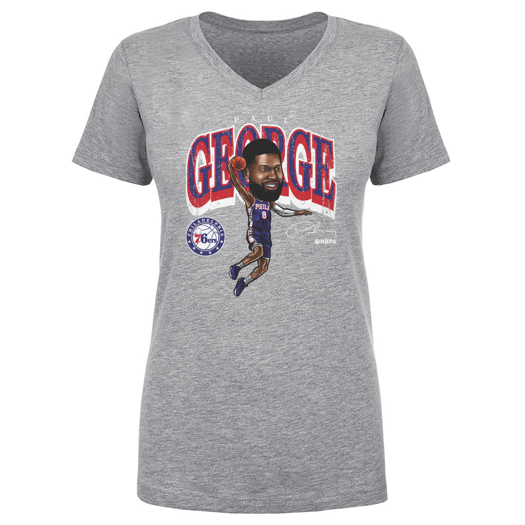 Paul George Women's V-Neck T-Shirt | 500 LEVEL