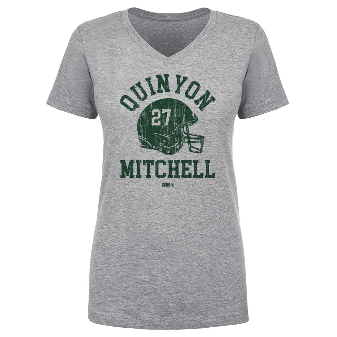 Quinyon Mitchell Women's V-Neck T-Shirt | 500 LEVEL