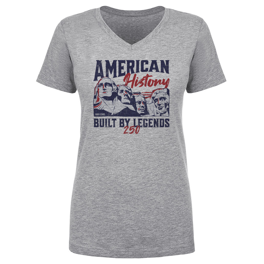USA Women's V-Neck T-Shirt | 500 LEVEL