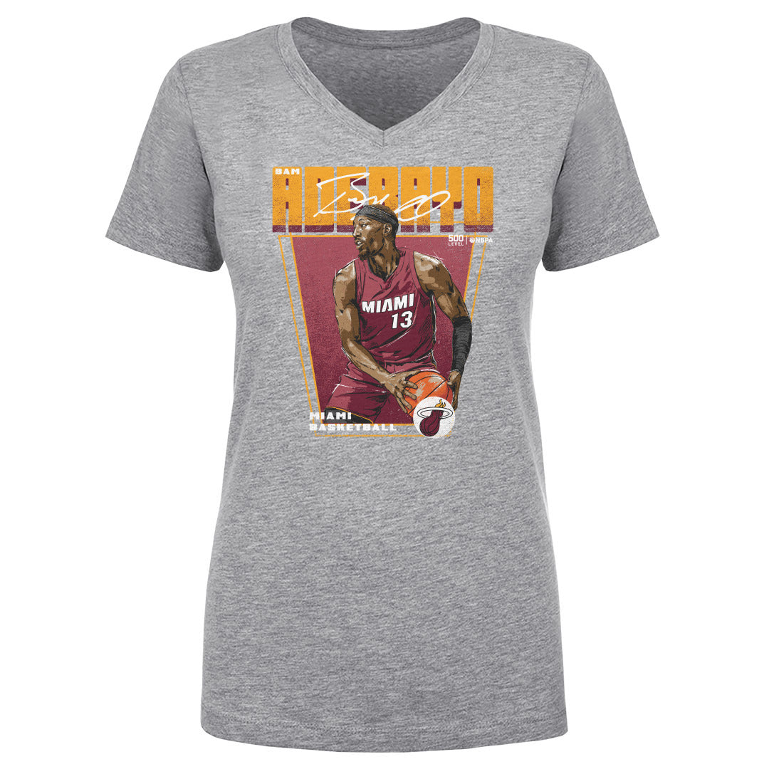 Bam Adebayo Women's V-Neck T-Shirt | 500 LEVEL