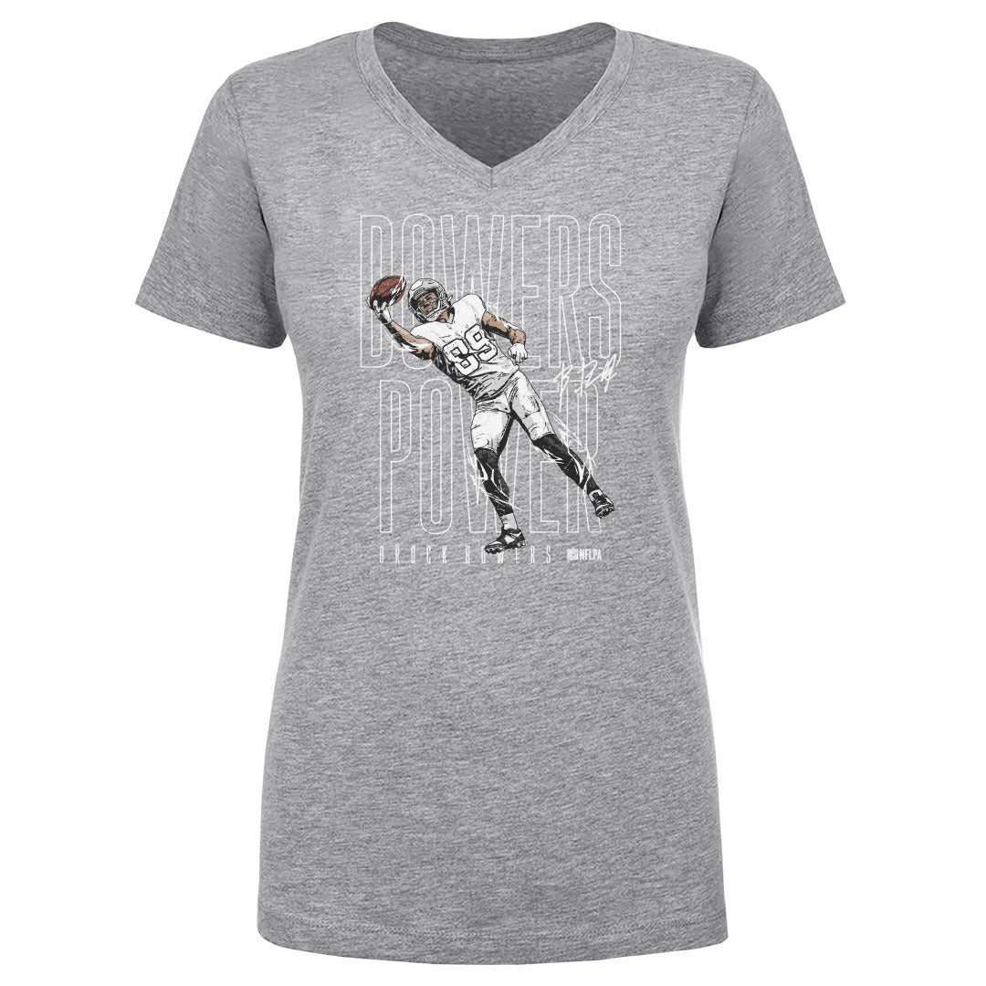 Brock Bowers Women's V-Neck T-Shirt | 500 LEVEL