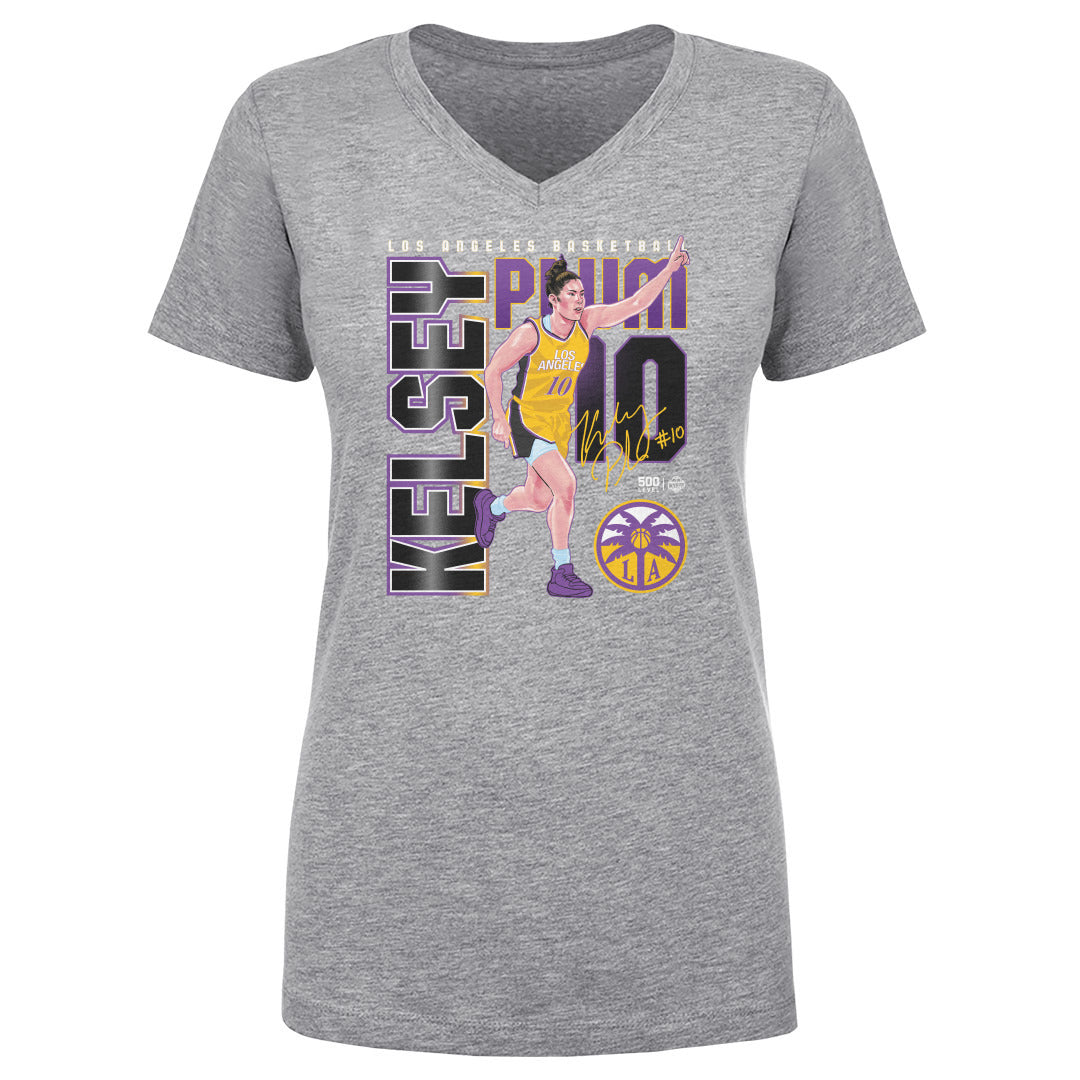 Kelsey Plum Women's V-Neck T-Shirt | 500 LEVEL
