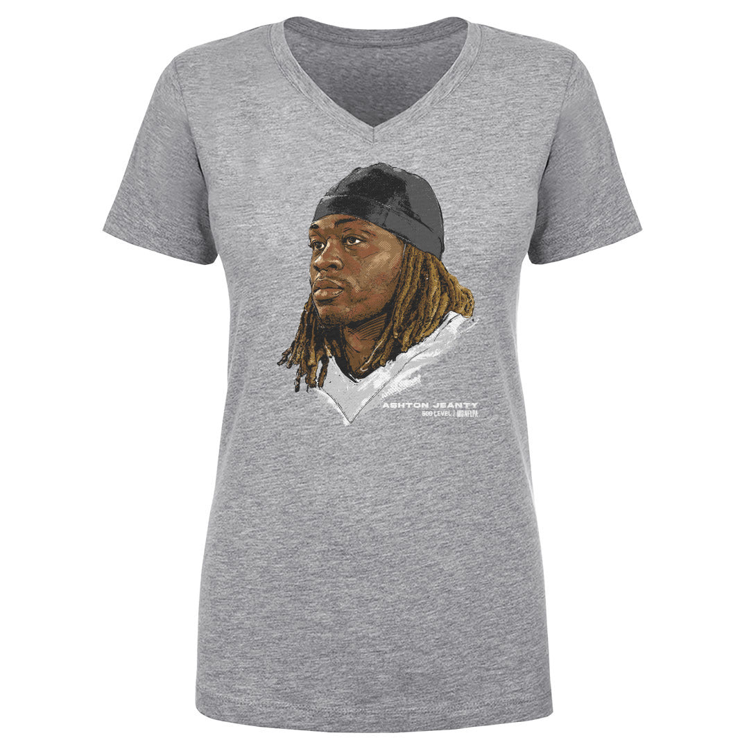 Ashton Jeanty Women's V-Neck T-Shirt | 500 LEVEL