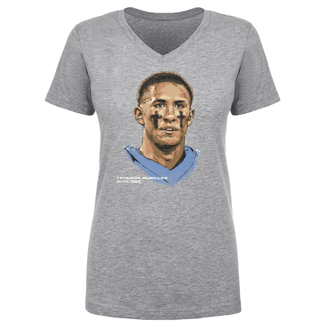 Tetairoa McMillan Women's V-Neck T-Shirt | 500 LEVEL